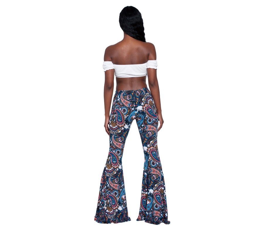 CNLONGBIDA Women's Pants Street Fashion Long pants goddess slim fit micro flared pants 2192