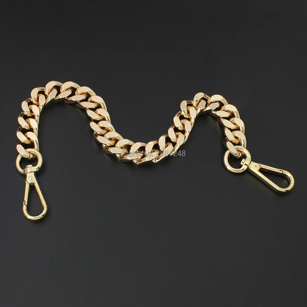 1-5pcs 15mm Advanced Aluminum Make Chain Exceed Light Weight Bags Parts DIY Handles Accessory Handbag Straps Shoulder Bag Chains 250318