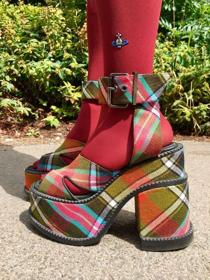Multicolor Platform Chunky Heel Sandals Colorful Women's Comfy Big Size High Heels Ankle Strap Designer Party Shoes