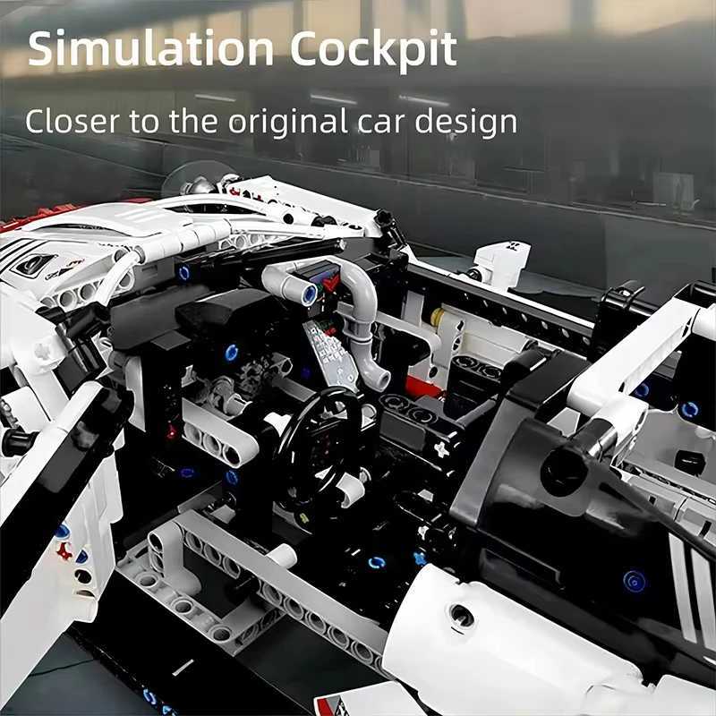 2025new coming 1580 Pcs Technical Classic Super Racing Car Building Blocks Model Bricks Vehicle Toy For Kids BirthdayXJ250318