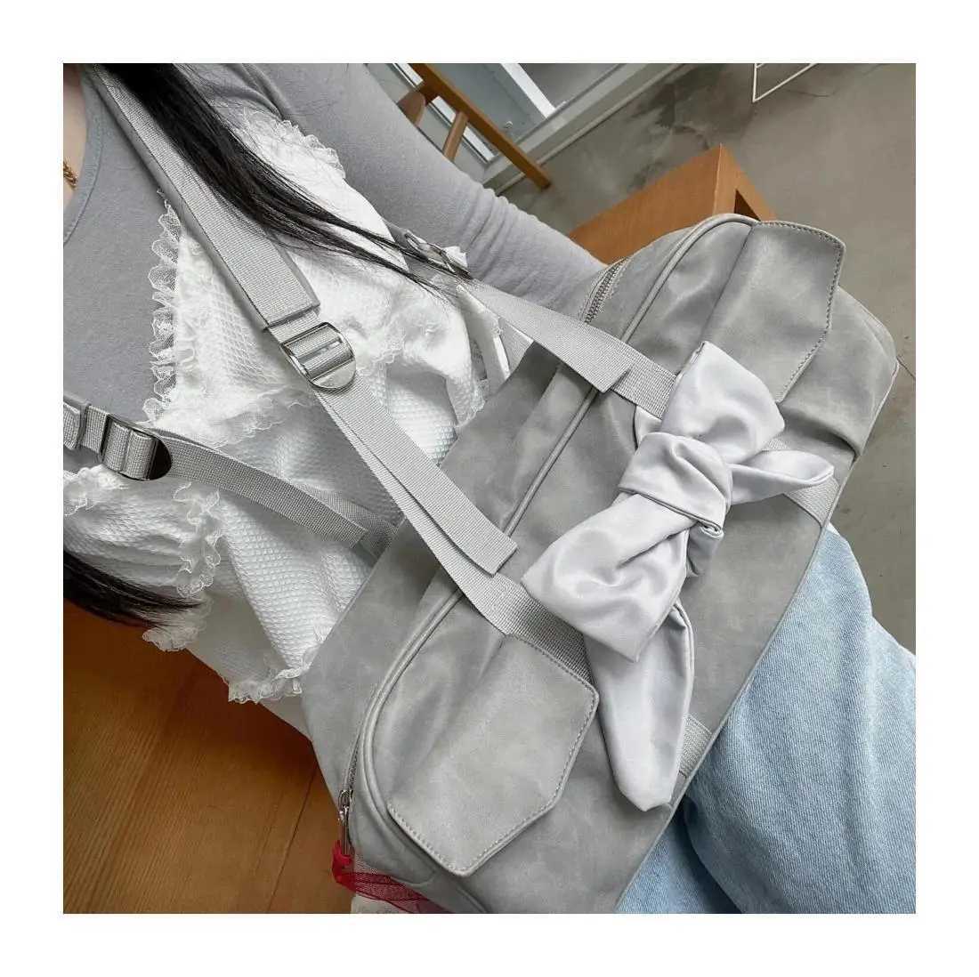JIAERDI Grey Sole Bag Wenxin Hot Girl Pocket Fashion Casual Y2k Handbag Fem Harajuku Underwear Bag Ahetic Y250318