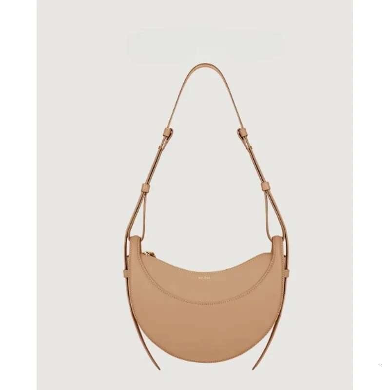Saddle French Retro Single Shoulder Leather Niche Design High-End Feeg Armpit Crossbody Bag