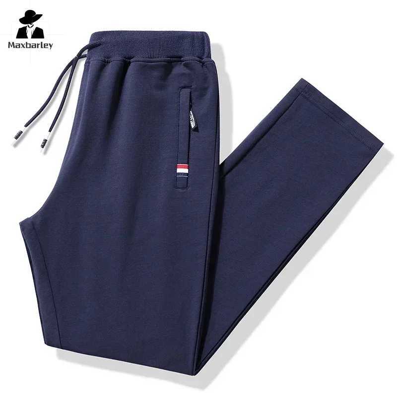 Autumn pants mens fitness sportswear elastic waist sports pants cotton Trouser loose gym jogging pants M-8XL W250318