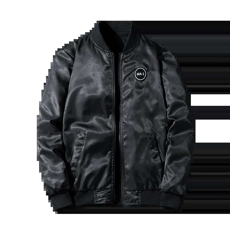 Coat Men's Air Force Pilot Jacket Ma1 Autumn/Winter Baseball Suit Trendy Brand Double Sided Thickened Large