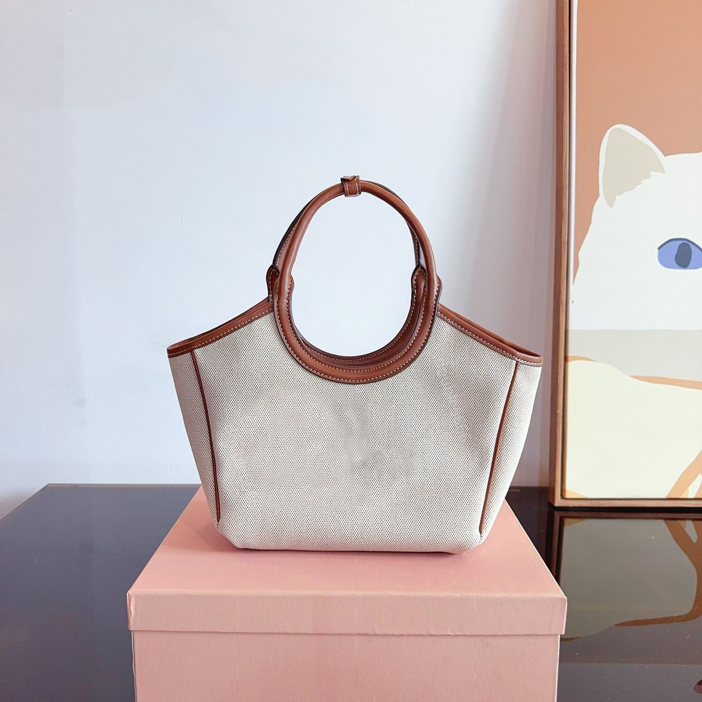 Women Tote bag Canvas Totes shoulder Underarm Bag Summer bag shopping bags fabric designer bag handbag High quality bag travel bag shoulder bag messenger bag