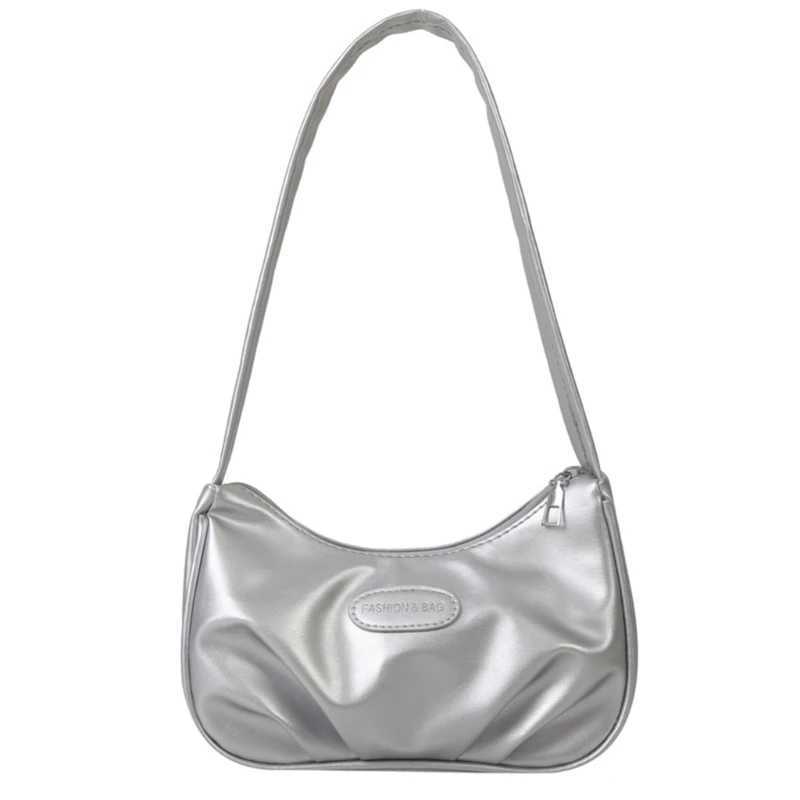 Handbag Shoe bag Underarm bag Versatile bag Womens wallet Armrest bag Black/White/Sil/Brown/Rose Red/GreenT250318