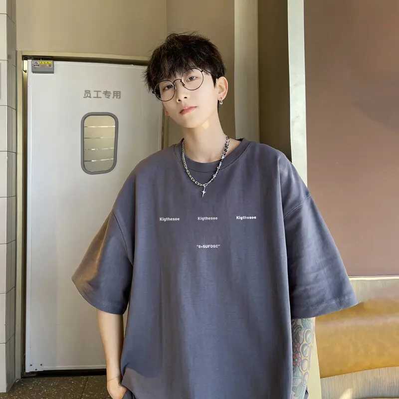 Mens T-shirt oversized 5XL cotton mens T-shirt white casual summer clothing letter printed T-shirt mens clothing plus sizeT250318