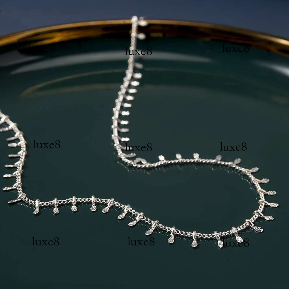 Fashion Gold Color Tassel Pendant Chain For Women Bohemia Punk Short Choker Necklace Jewelry Accessories