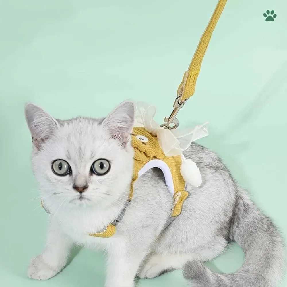 Cat and Dog Strap Vest Type Cat Strap Belt Set Adjustable Pet Strap Anti Separation Small Dog Strap Pet Outing SuppliesT250318
