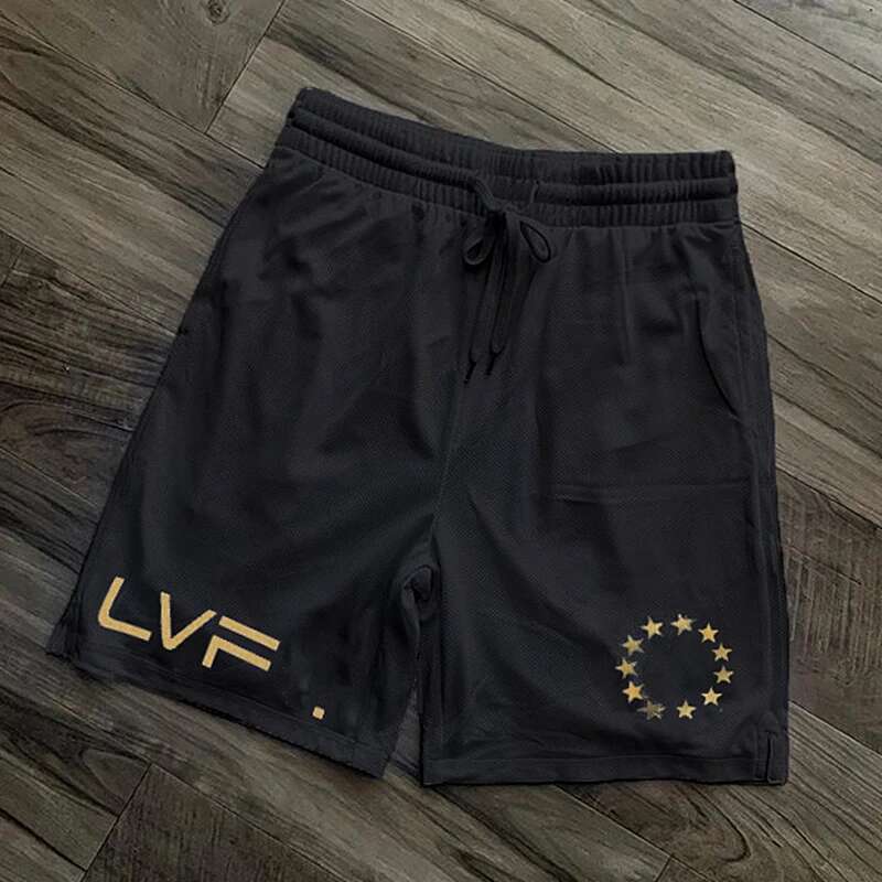 Men's Quick Dry Jogging Quarter Short Pants Summer Gym Running Training Casual Fiess Breathable Bodybuilding Mesh Shorts Male
