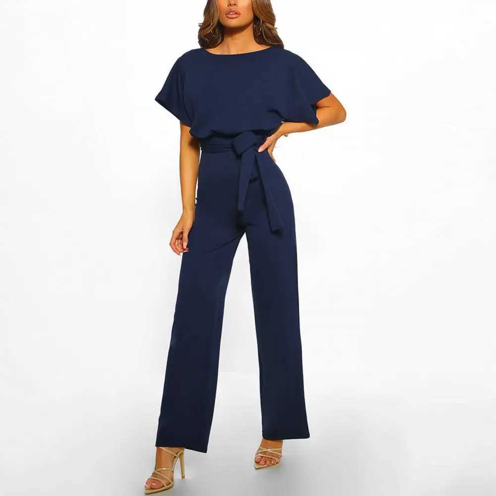 Womens jumpsuit elegant womens tight waist ultra-thin jumpsuit elegant jumpsuit X250318