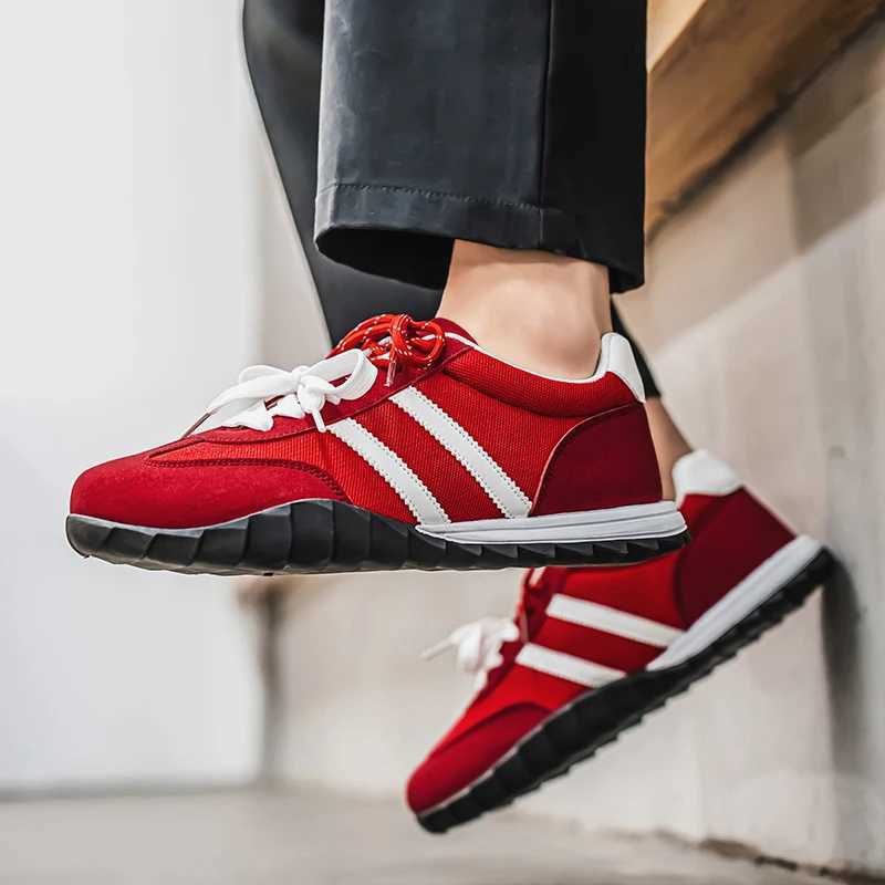 HKDQ summer w casual sports shoes mens Fi low cut mens designer shoes Cfortable suede breathable mens coaching machine Y250318