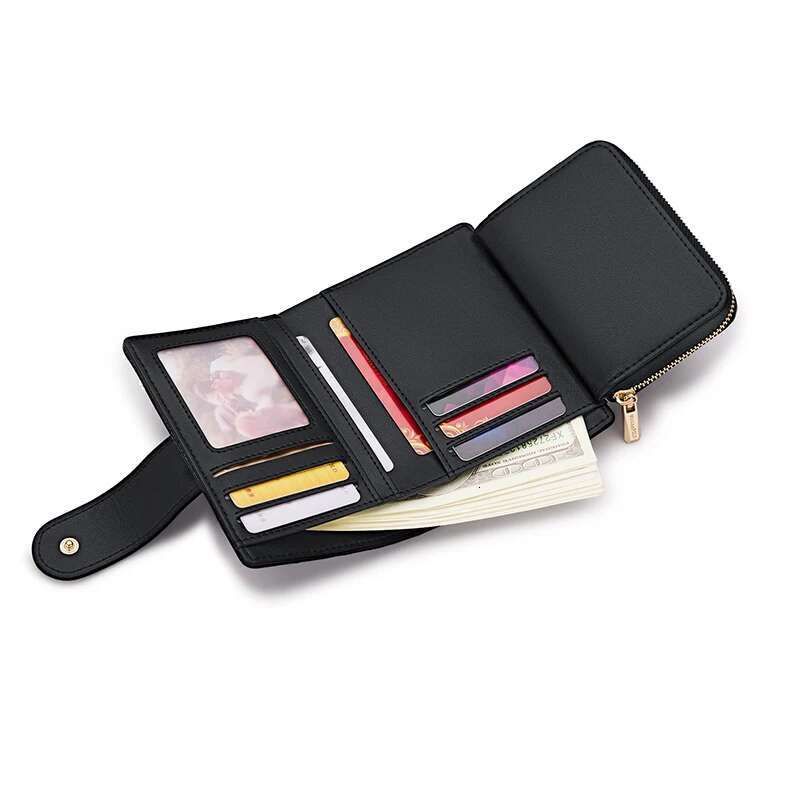 WILLIAMPOLO Women's 2025 New Designer Bag Multi Slot Bag Zero High Quality Exquisite Mini Card Clip Wallet