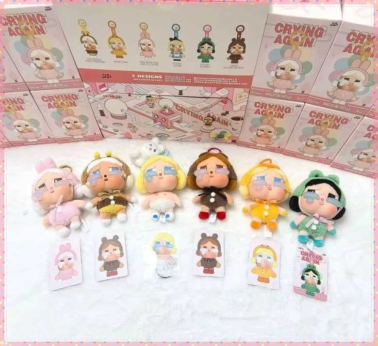 Inventory Crybaby Cry Again Series Blind Box Vinyl Base Doll Keychain Pendant Decoration Mystery Bag Plush Toy Birthday GiftT250318