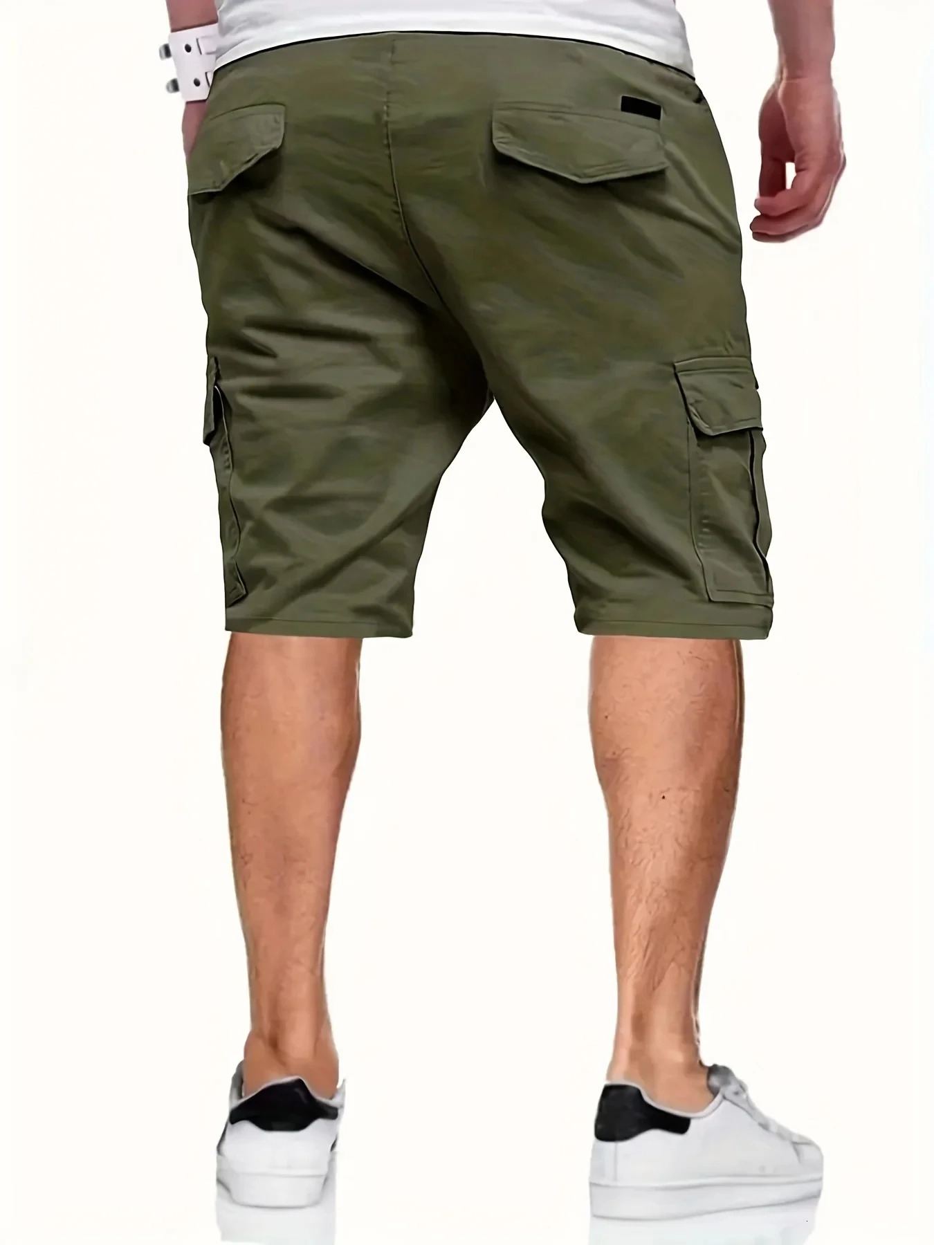 US Plus Size Cargo Shorts Mens Fashion Summer Ins Casual Big Size Pants Students Trend Port Wind Gym Pants Outwear Men 250318