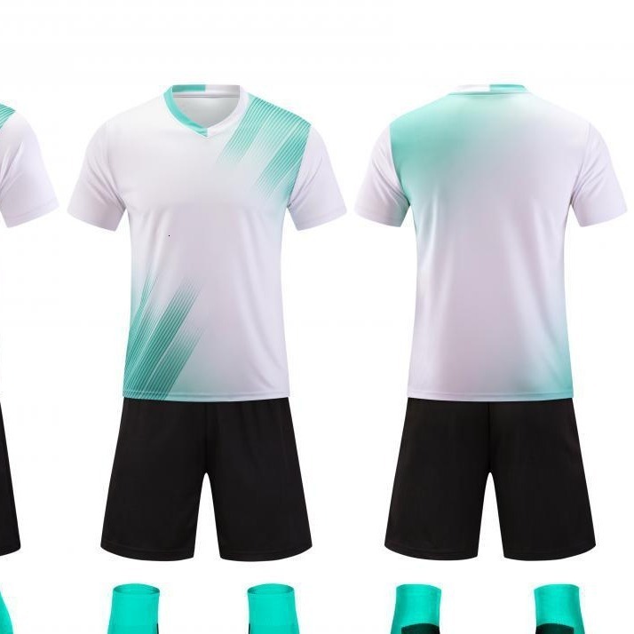 Football Set Men S Match Training Team Uniform Adult Football Jersey Sports Suit