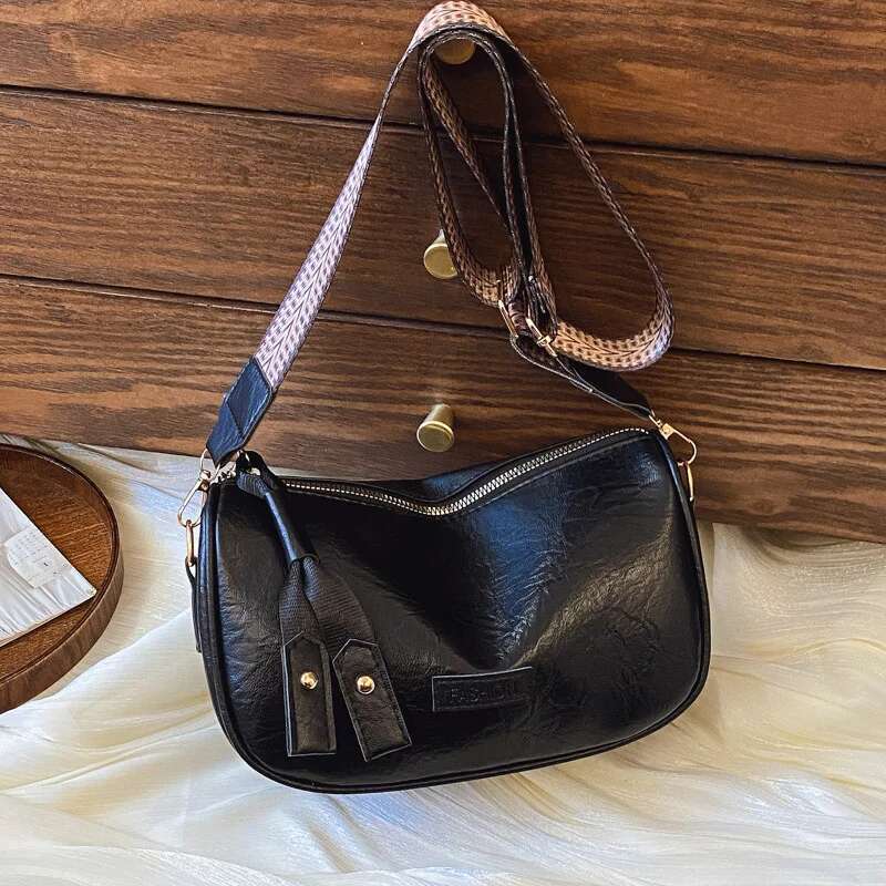 Strap Shoulder Wide Women's Daily Used, Fashion Boston Crossbody Bags Commuting, Ladies Designer Handbags For Gift Used, Fashionable handbag Comm