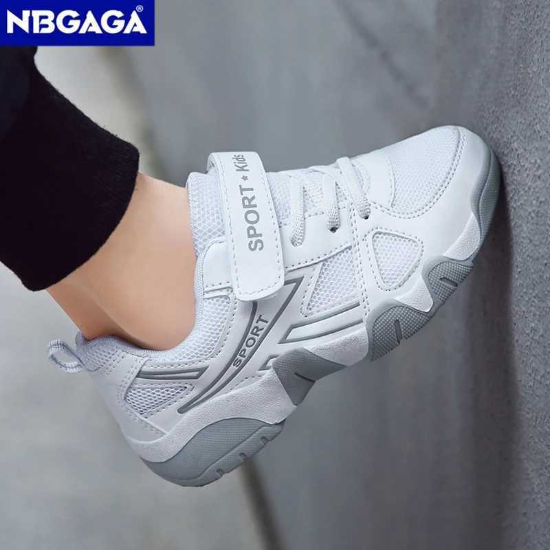 White Breathable Children Walking Shoes Summer Mesh Casual Sneaker for Kids Boys Outdoor Sport Tennis Anti-Slip W250318