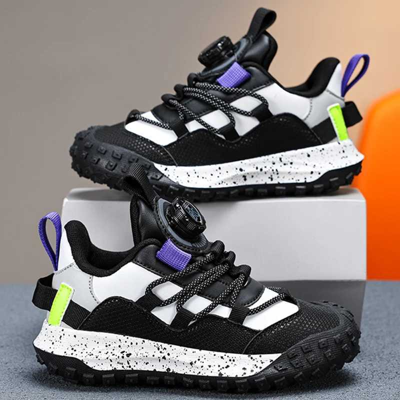 Childrens basketball shoes field training anti slip and comfortable running shoes lightweight outdoor sports shoes childrens sports shoesXJ250318