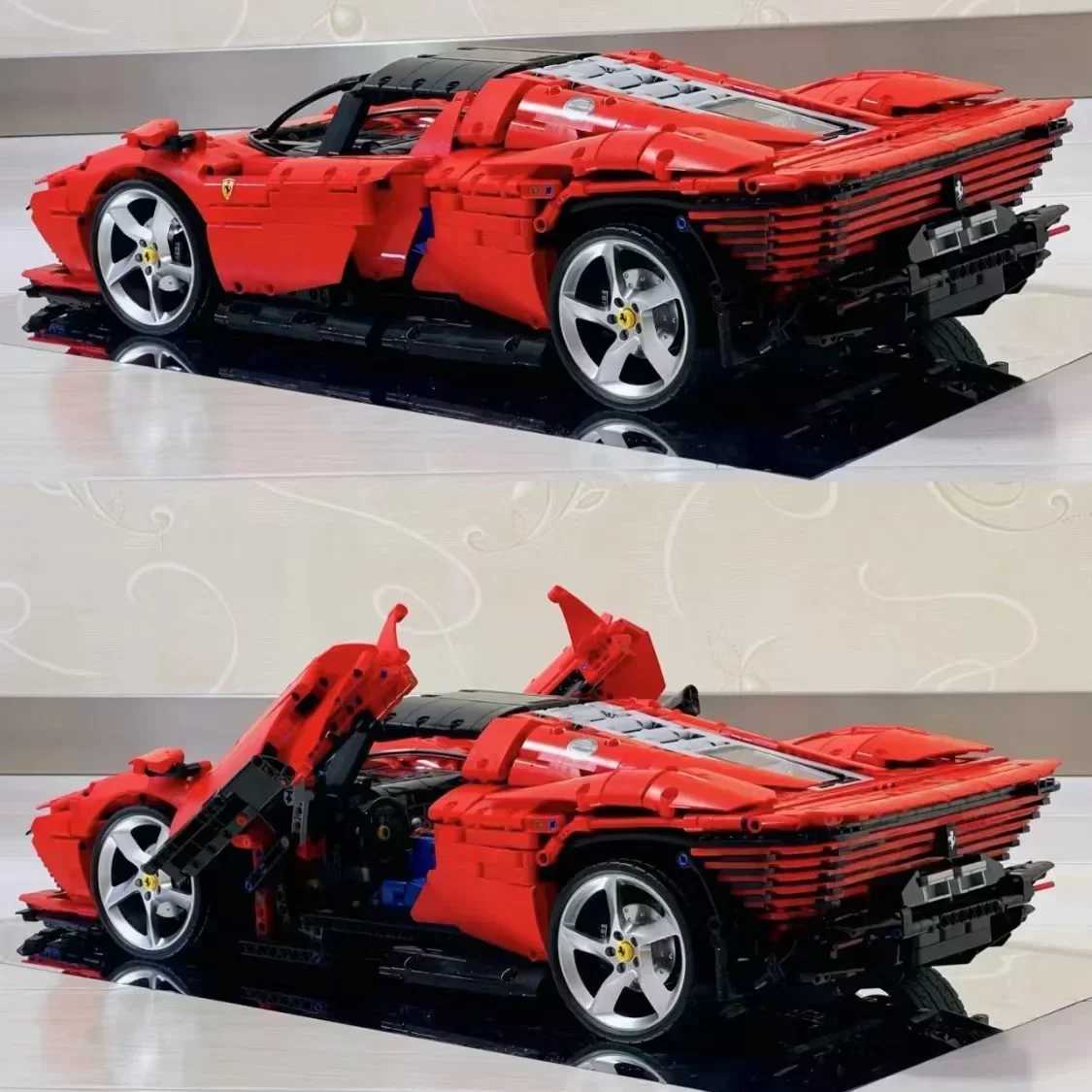 3778 Pcs /Set Technical Super Car Model Daytona SP3 Building Blocks Compatible 42143 Bricks Toys For Adults Boys Birthday Gifts W250318