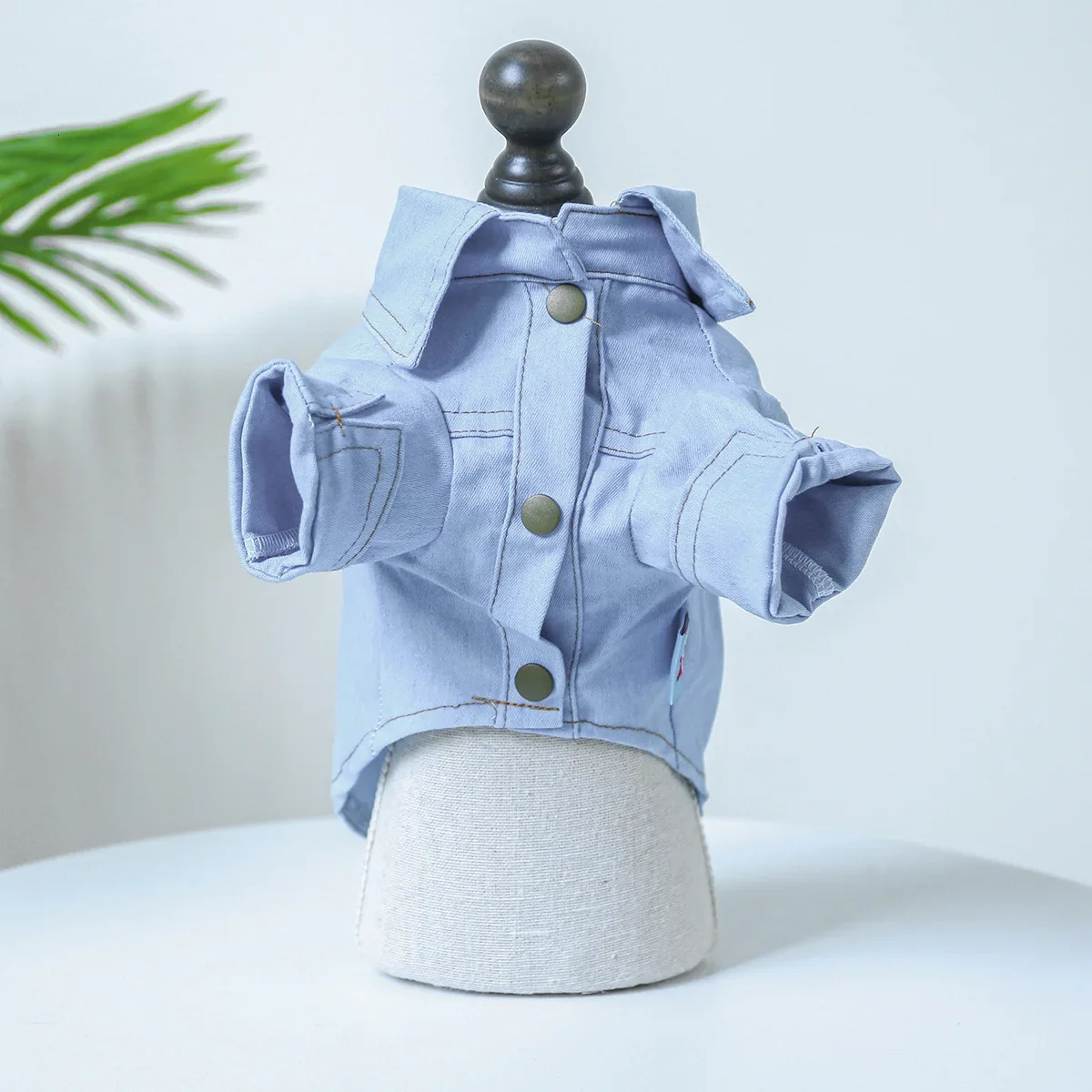 Dog Jeans Summer Shirt Denim Autumn Tshirt Small Medium Puppy Wear Cat Cool 250318
