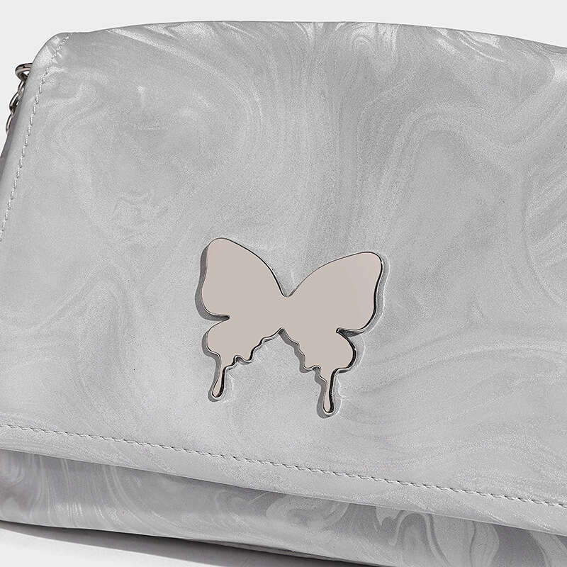 Women's Bags High end butterfly armpit large capacity, fashionable and versatile women's summer crossbody bag, handbag, shoulder bag