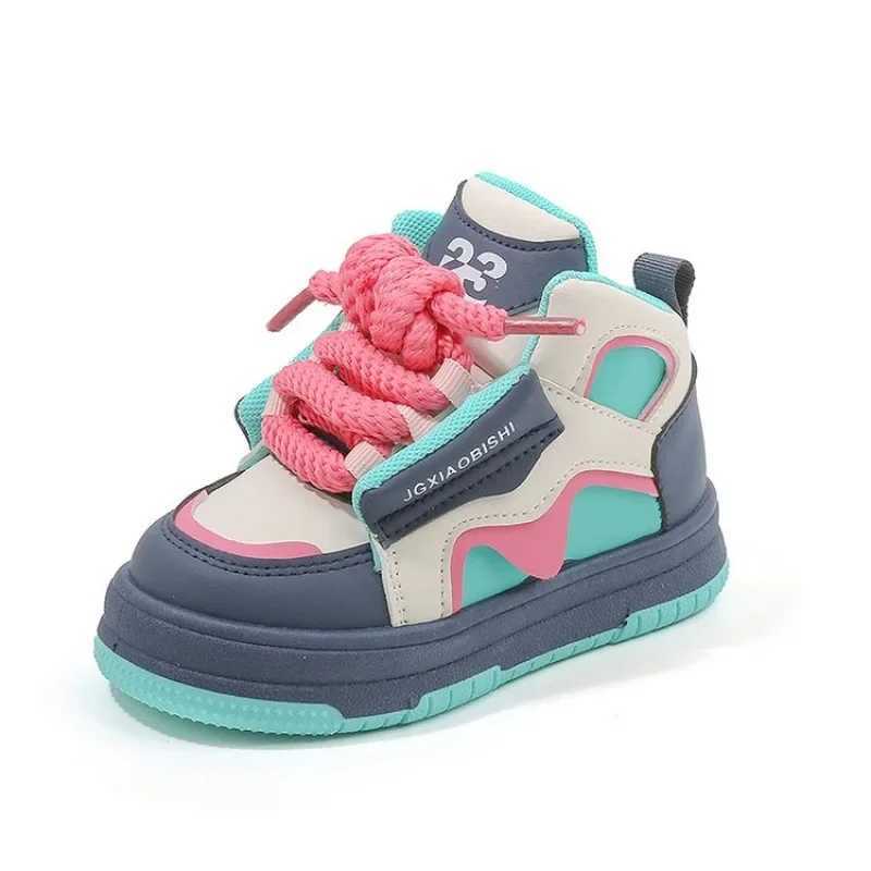 Childrens Spring and Autumn New Sneakers Boys Casual Trends Board Shoes Girls Fashion Dopamine Running Shoes Sports Shoes W250318