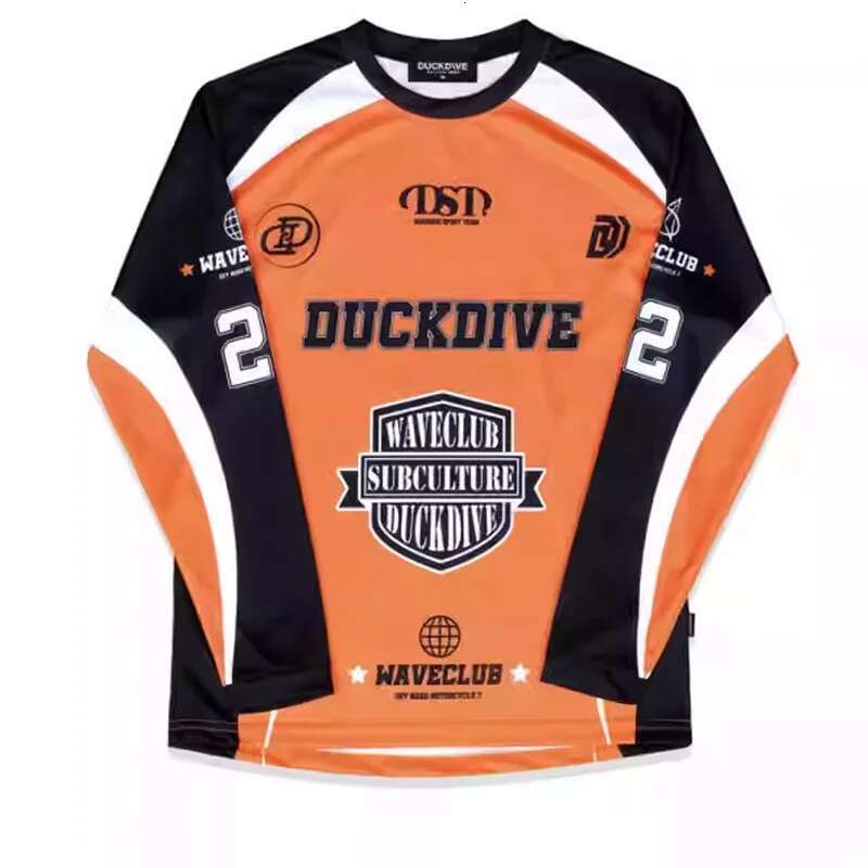 Hip-Hop Motocross MTB Shirt American Duckdive Road Mountain Racing T-Shirt Bicycle Cycg Bike Motorcycle Jersey