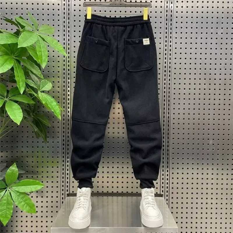 New Autumn Mens Athletic Pants Street Jogger Trouser 9-Minute Athletic Pants Fashion Daily Mens Wear 2024 W250318