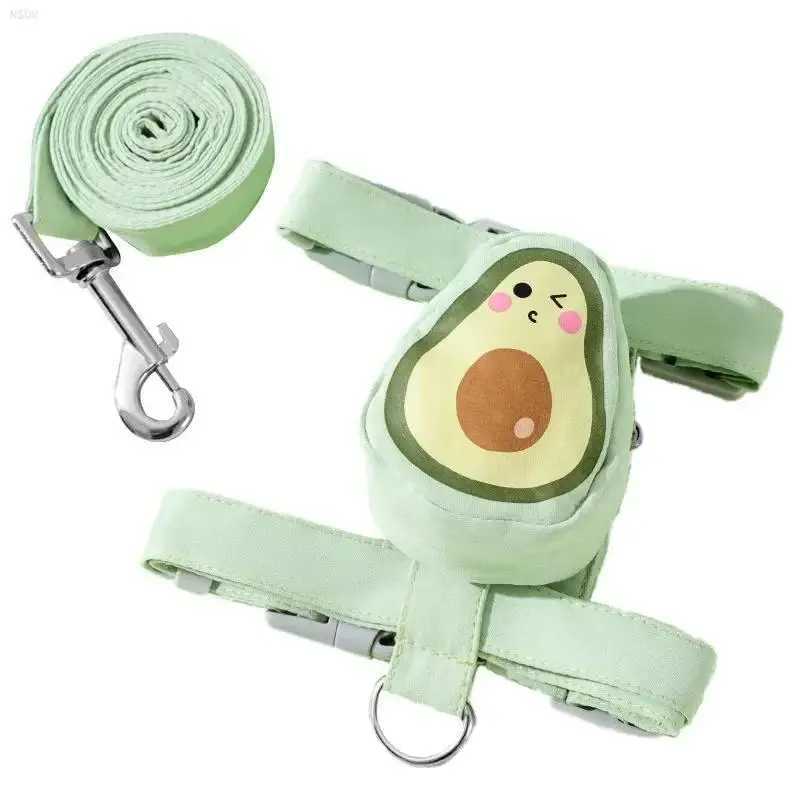 3D avocado backpack I-shaped drawstring dog vest style tear resistant pet harnessT250318