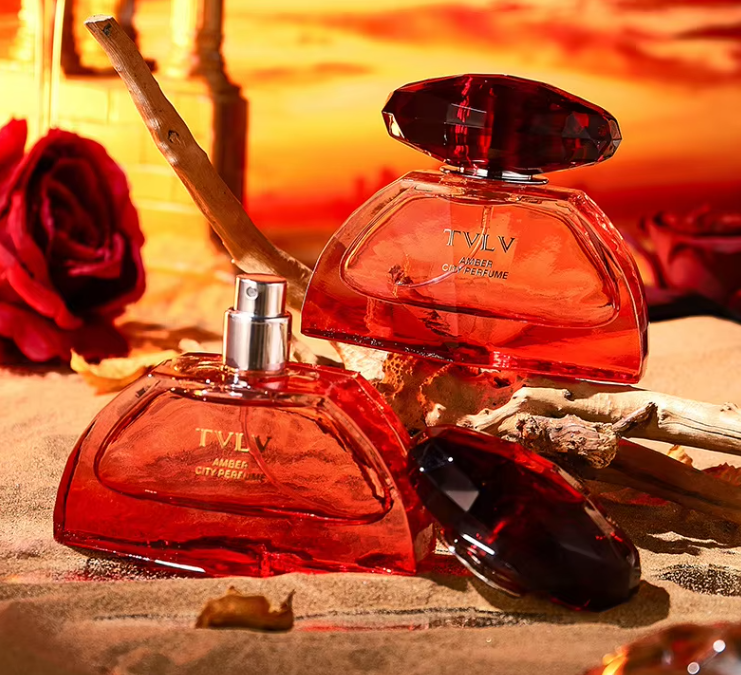 Classic Amber Elegant Floral & Fruit Essence Perfume for Women - Long-Lasting Niche Fragrance
