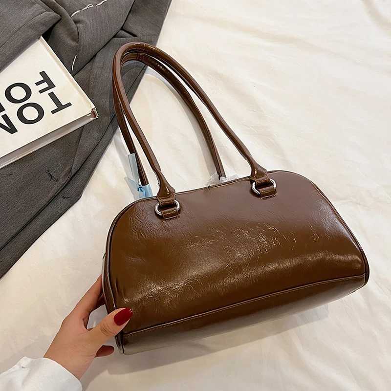 Bowling bag handbags niche armpit large-capacity pocket design bag and Y250318