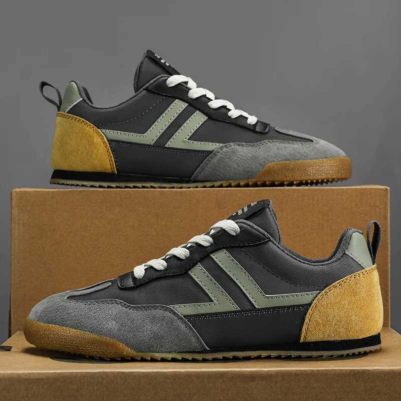 Spring New Fi Casual Canvas Forr Gump Shoes Mens Breathable Silk Cloth Student Running Shoes Versatile Sports Shoes Y250318