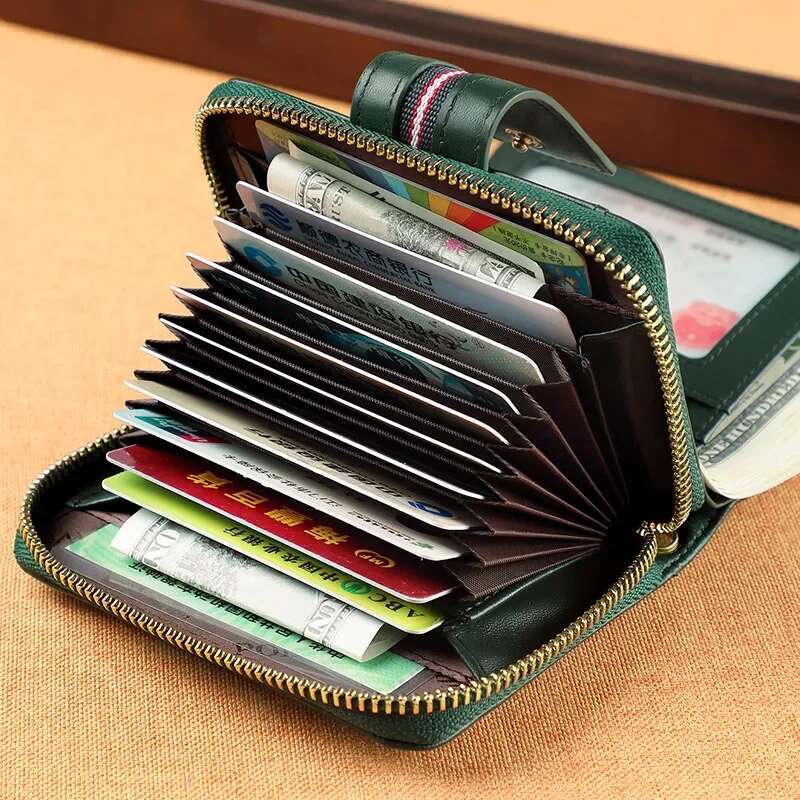 2025 New Designer High Quality Small Women's Short Leather Coin Wallet Women's Handbag Mini Wallet