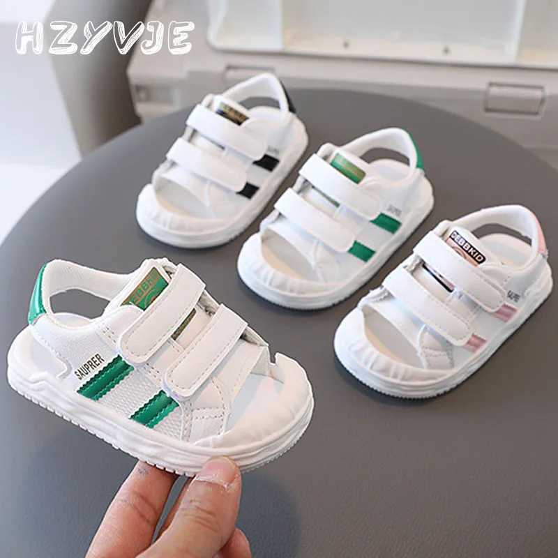Summer Baby Sandals 2024 Childrens Trend Fashion Preschool Baby Boys and Girls Non slip Soft soled Walking Shoes W250318
