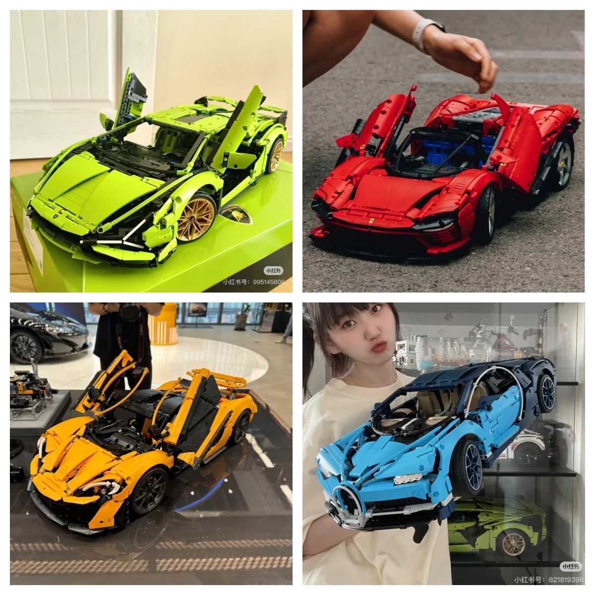 NEW Technical Supercar Model Race Car Building Block Set Assemble Vehicle Toy Adult Diy Collection Childrens Birthday GiftsXJ250318