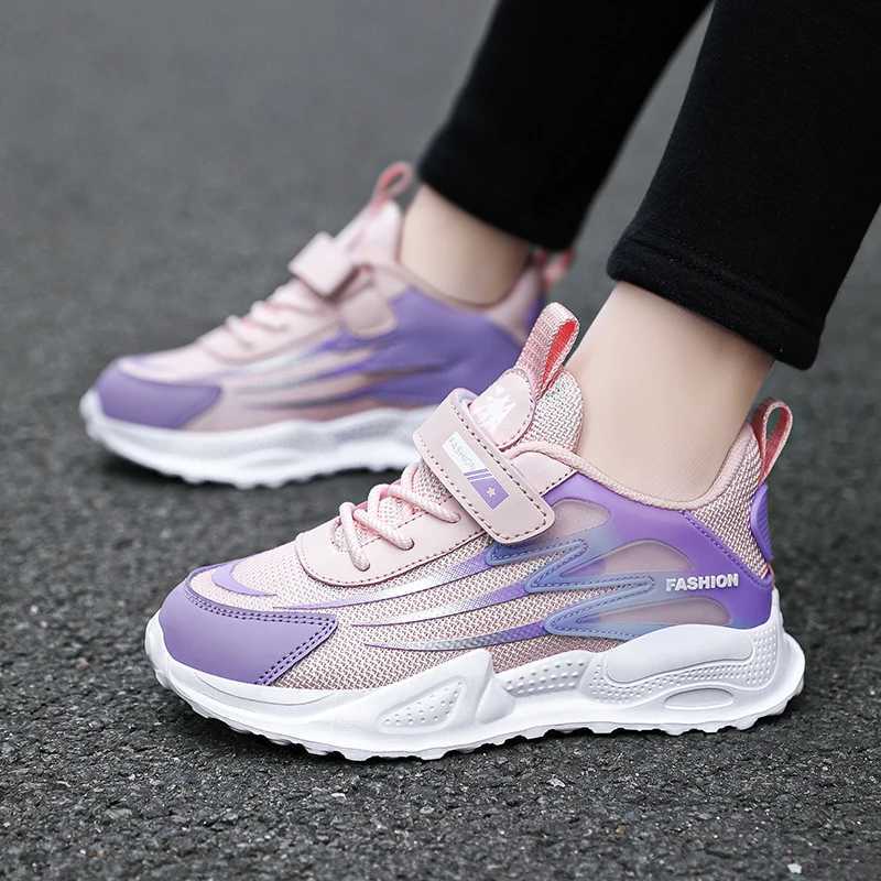 Girls outdoor running shoes adult casual sports shoes non slip childrens sports shoes breathable mesh surface W250318