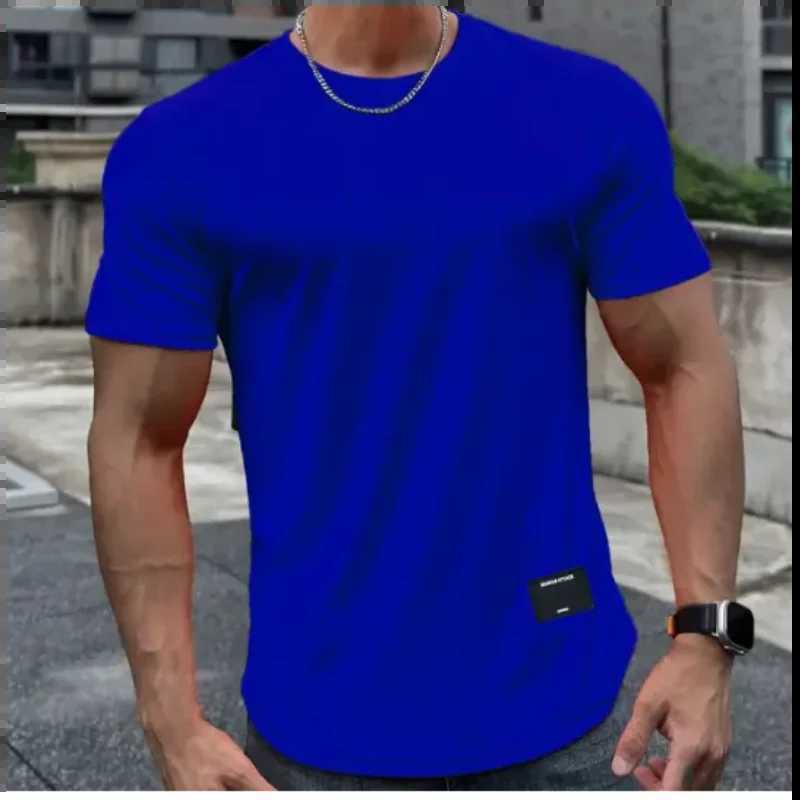 2018 new mens summer short sleeved fitness T-shirt running sports muscle T-shirt casual high-quality topT250318