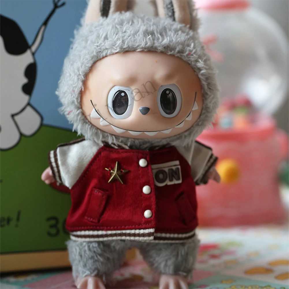 Korean Kpop Exo 15-17 cm Mini Doll Clothing Set Accessories Labubu Idol V1 V2 Baseball Shirt Shorts Clothing Gifts X250318