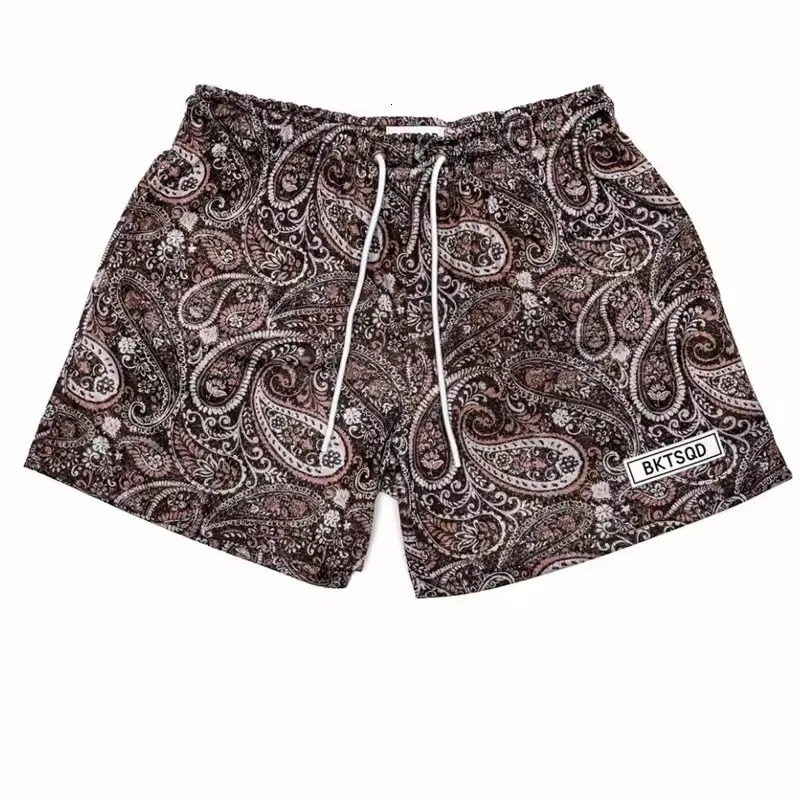 Summer Mesh Basketball Shorts Mens Fast Drying Loose Sports Fashion Running Beach 250317