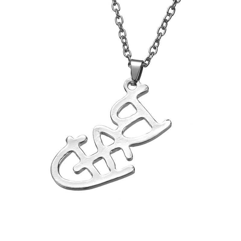 Singer Michael Jackson Bad Necklace Rock Eternal Classic MJ Pendant Hot Charm Punk Jewelry W250318