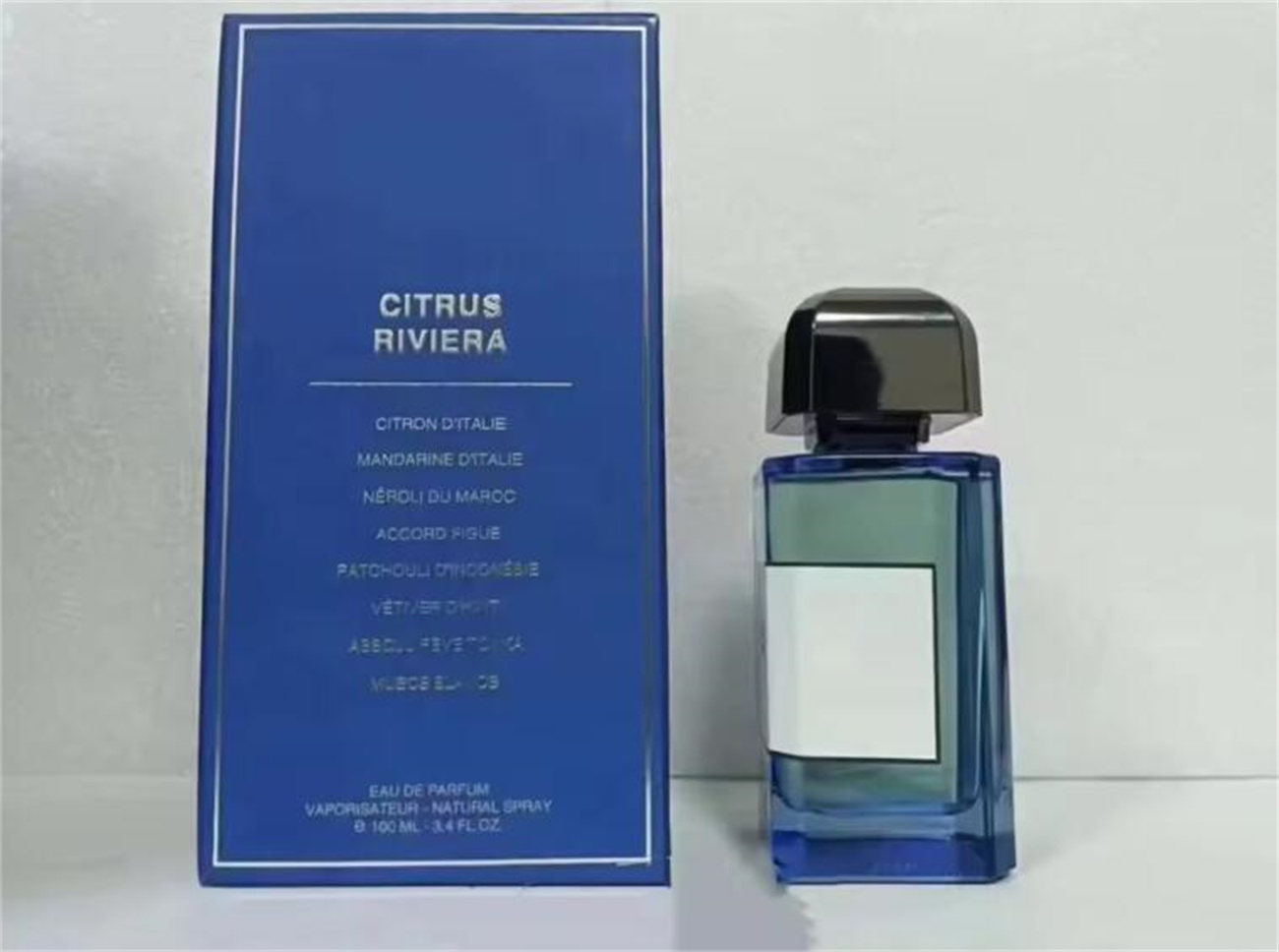 TABAC ROSE pas ce soir Citrus Riviera perfume Spray 100ml Velvet Tonka Glass Bottle good smell Long time Fruit Flower Scent