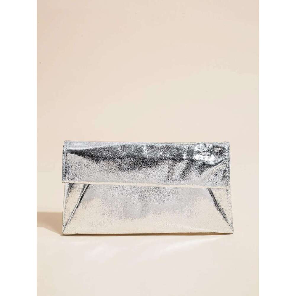 Evening Women's Sparkle Bags Envelope Clutches Shoulder Chain Handbag Bridal Wedding Purse Roll Top Clutch Bag