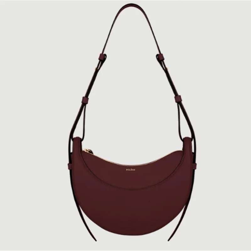 Saddle French Retro Single Shoulder Leather Niche Design High-End Feeg Armpit Crossbody Bag
