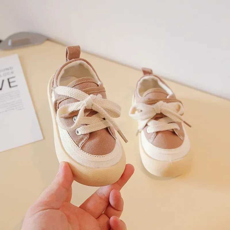 Kids Canvas Shoes for Boys Girls Casual Shoes Fashion Versatile 2024 Brand New Children Sports Shoes Toes Capped First Walkers W250318