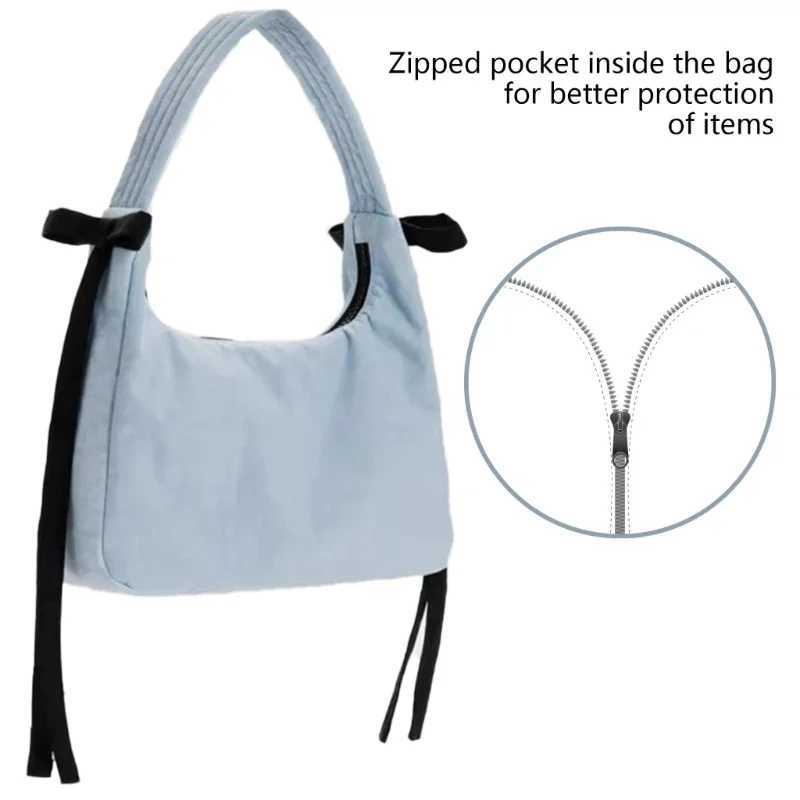 New niche design mini bow portable armrest bag for 2024 customizable for casual and Versatile Wens bags Y250318