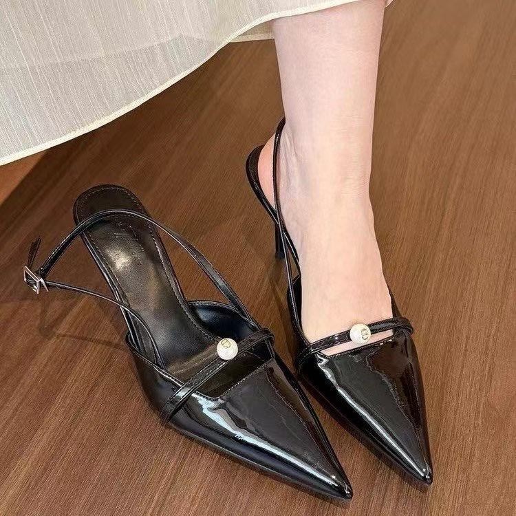 Free shipping high heels women sandals comfortable sexy daily black beige silver