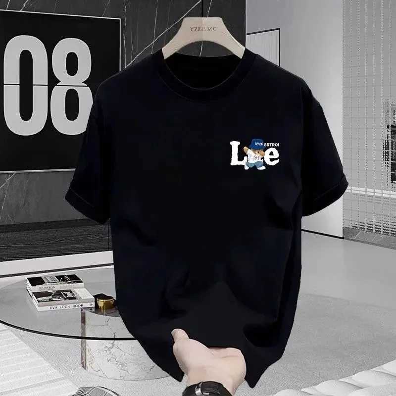 2025 young luxury brand summer pure cotton printed mens and womens loose short sleeved collar T-shirt tops sell wellT250318