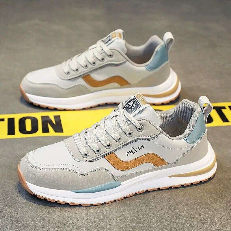 Breathable running sports and versatile casual shoes, Forrest Gump for men, 2025 spring thick soled men's dad trendy shoes