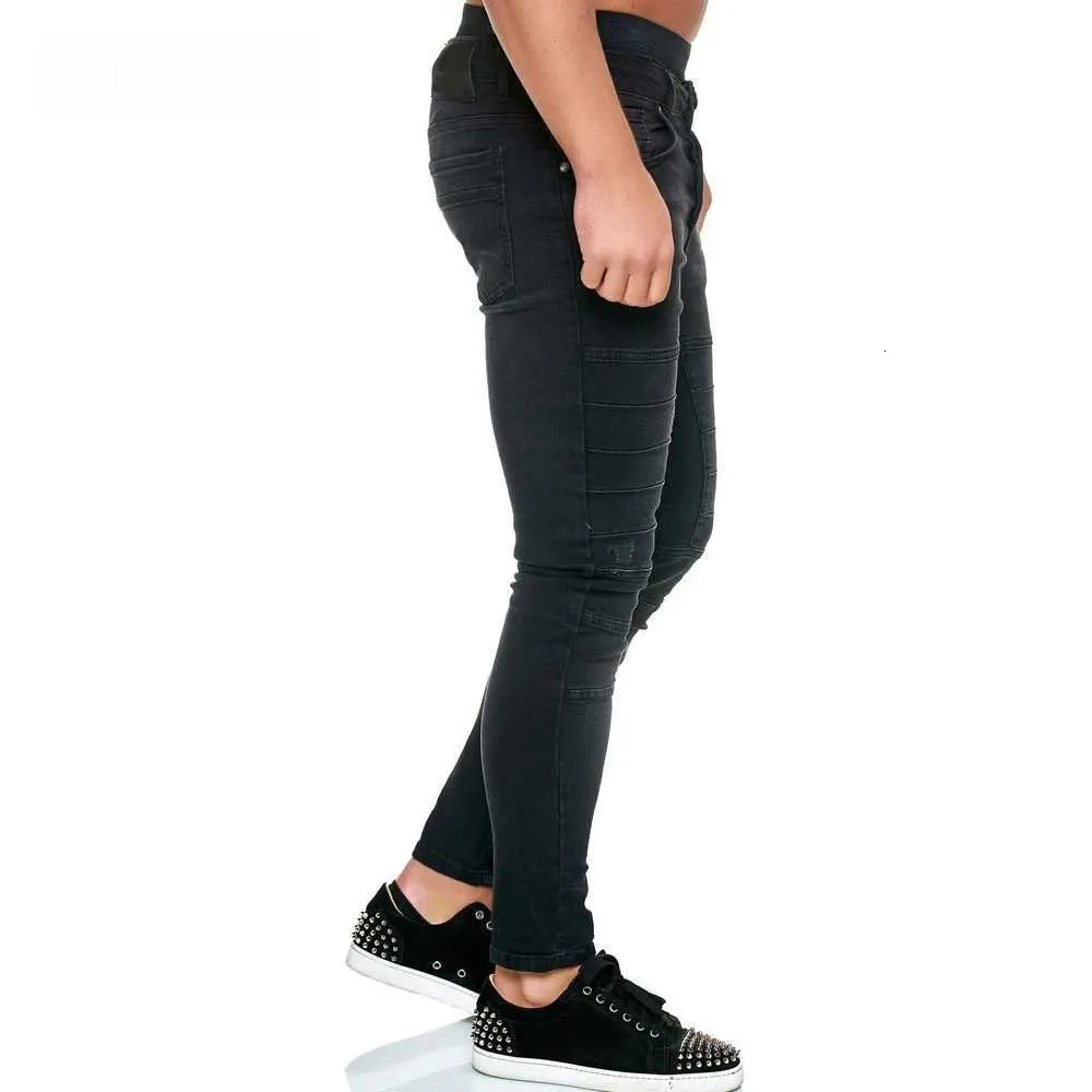2025S Fashion Designer High Quality Plus Size Sexy Jeans Denim Pants Casual Pantalon Mens Clothing Fashion European American Style Blue And Black Trou